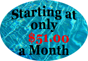 Pool service 51 a month